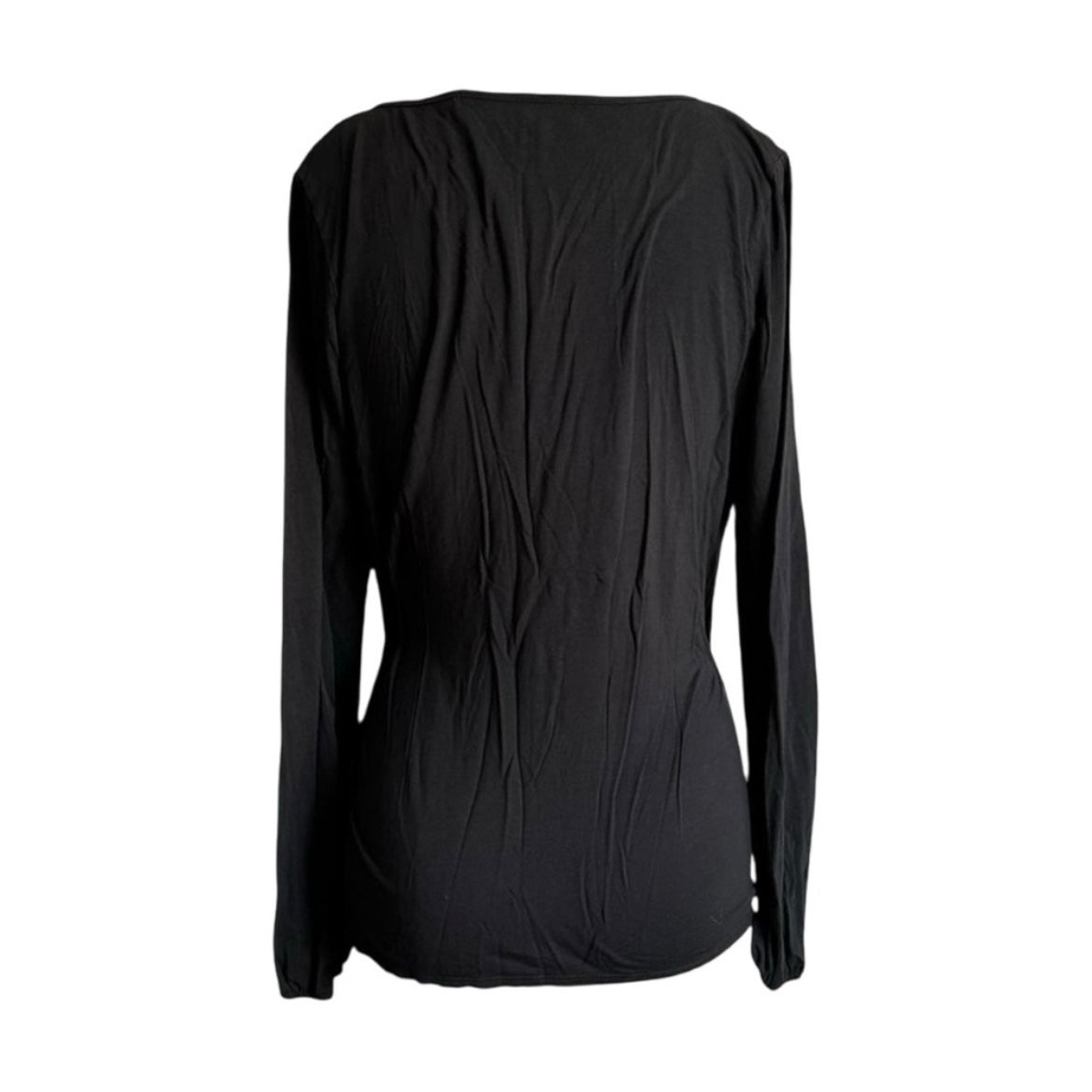 Plunge V-Neck Peasant Blouse - As Seen On Angelina Jolie
