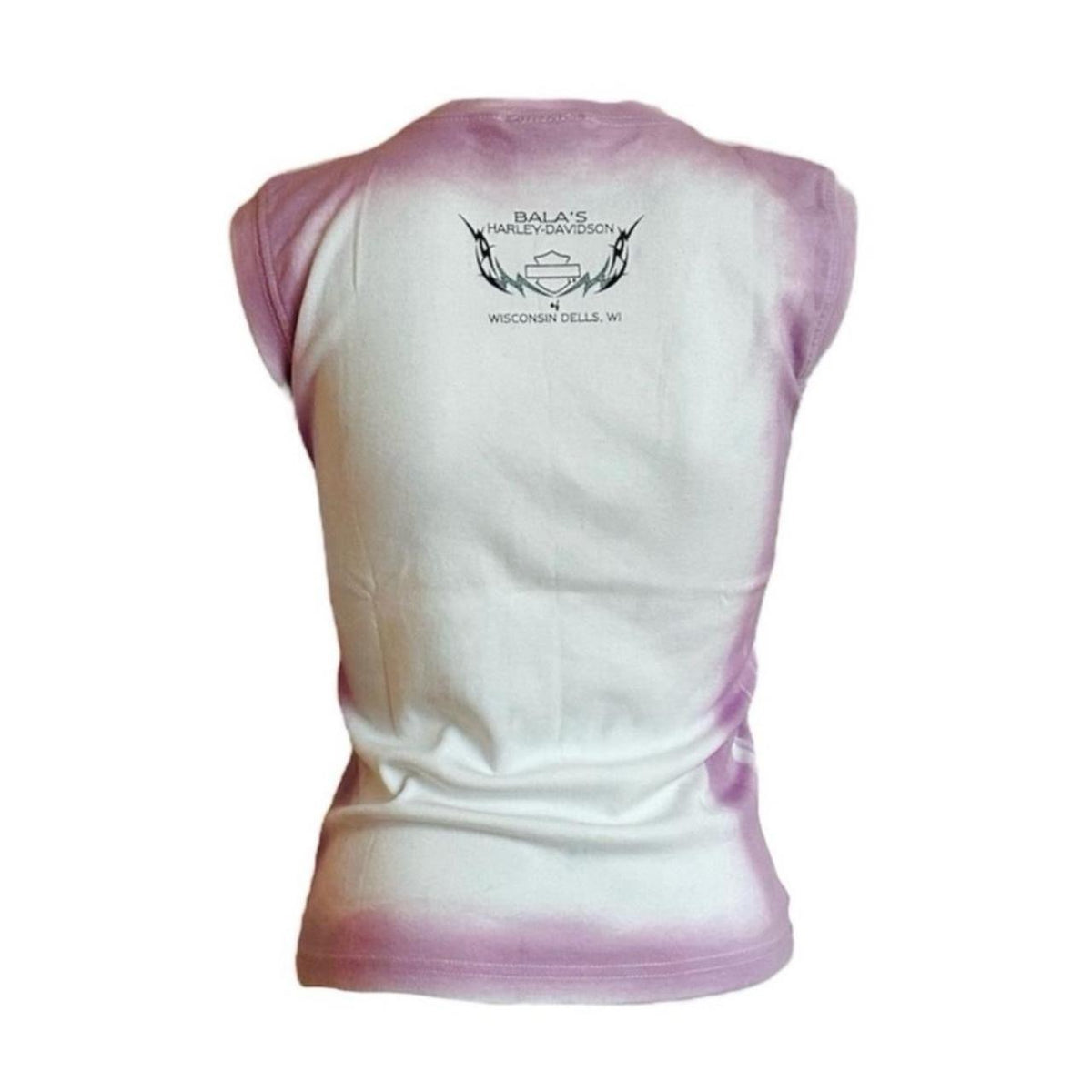 Harley-Davidson Floral Spray-Paint Muscle Tee - As Seen On Bella Hadid