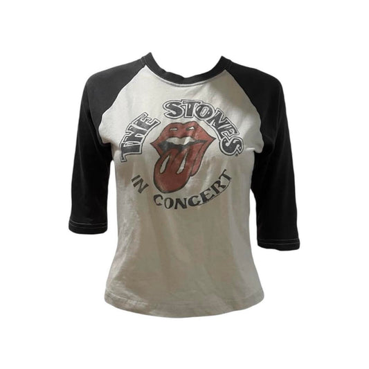 The Rolling Stones Baseball T-Shirt - As Seen On Adriana Lima & Lindsay Lohan