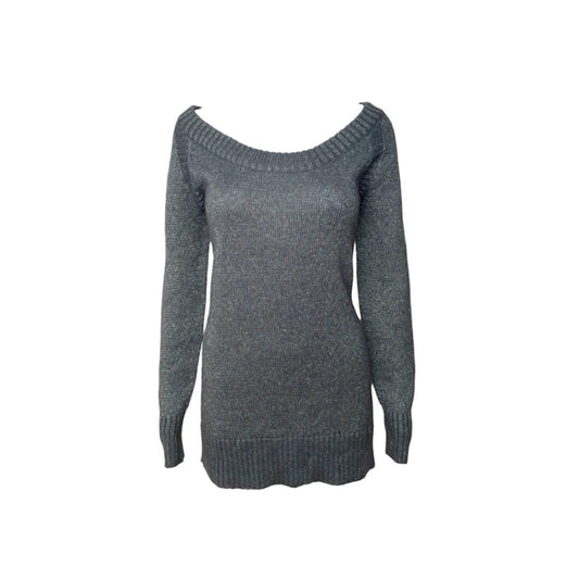 2000s Mohair Shimmer Knit Tunic Sweater - As Seen On Adriana Lima