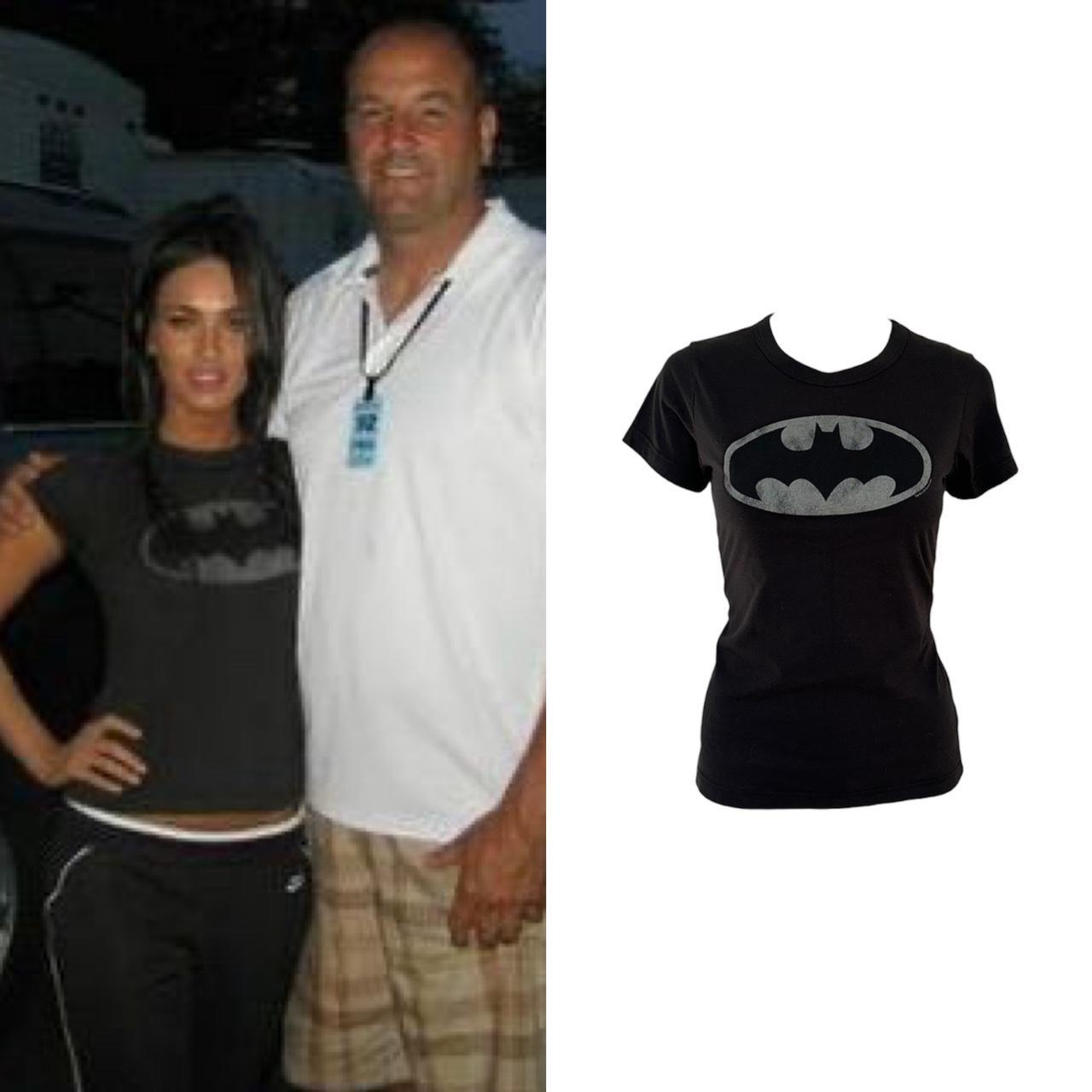 Batman Oval Logo T-Shirt - As Seen On Megan Fox