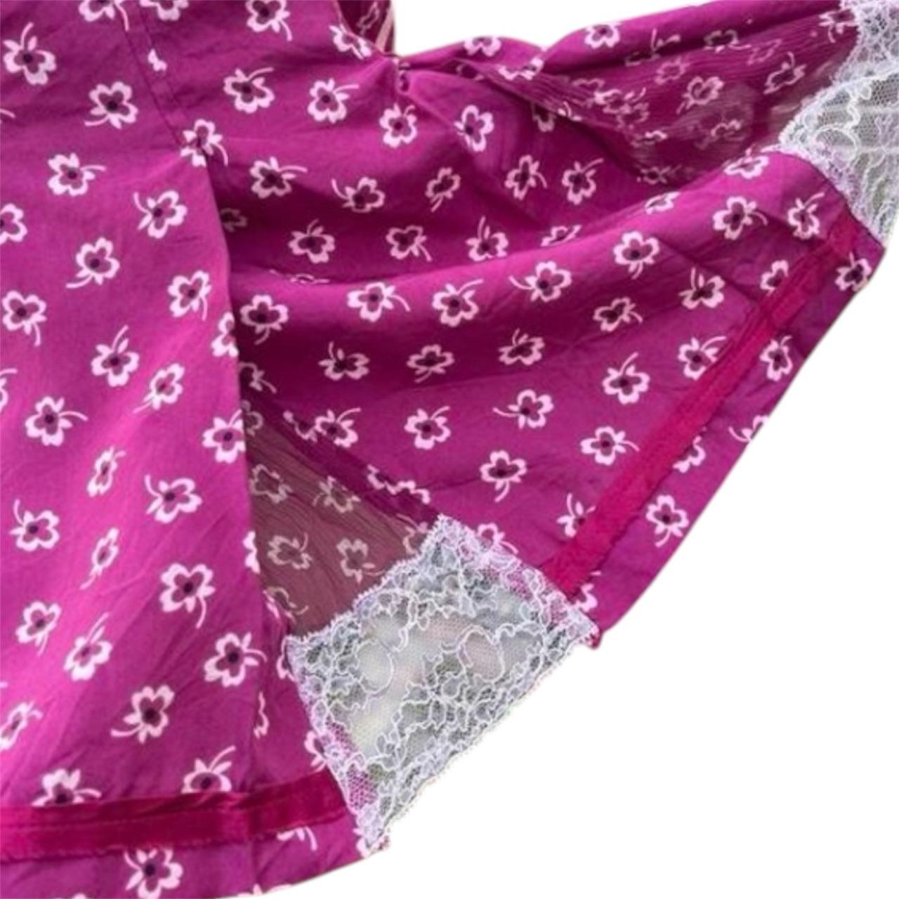 D&G Silk Floral Pleated Skirt - As Seen On Naomi Clark (90210)