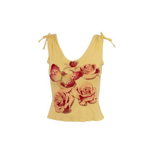 Butterfly Rose Sparkle Graphic Tank Top - As Seen On Claire Kyle (My Wife and Kids)