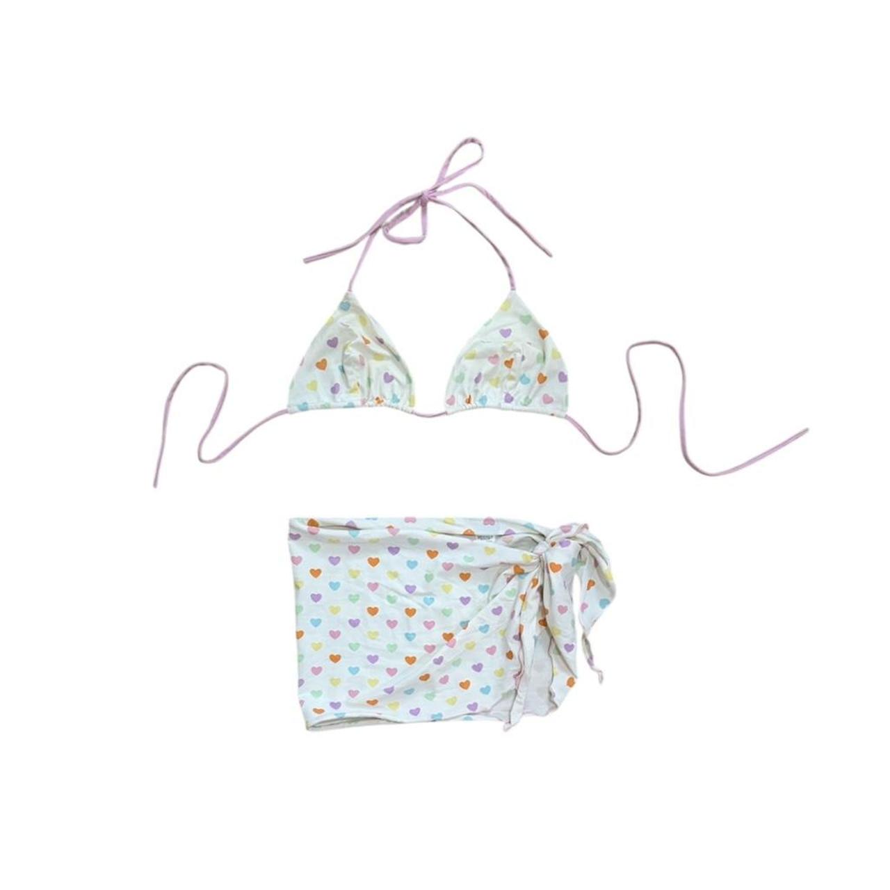 Heart Print Bikini Set - As Seen On & Jessica Simpson & Shelby Cummings (A Cinderella Story)