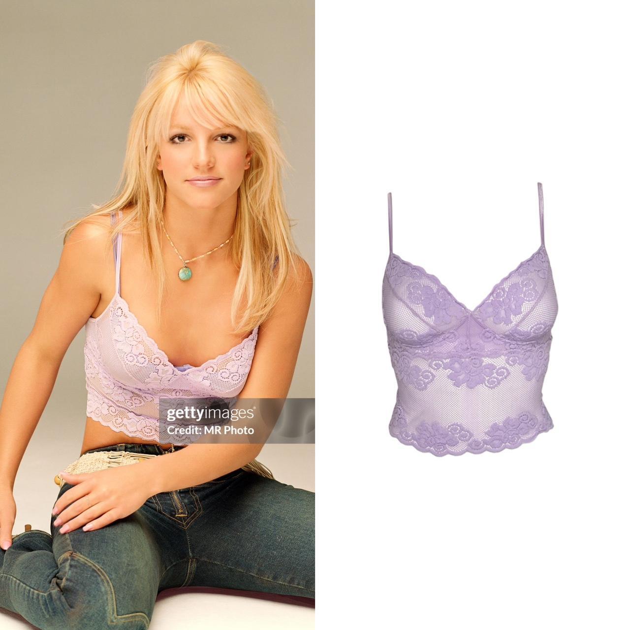 1990s Floral Lace Camisole - As Seen On Britney Spears