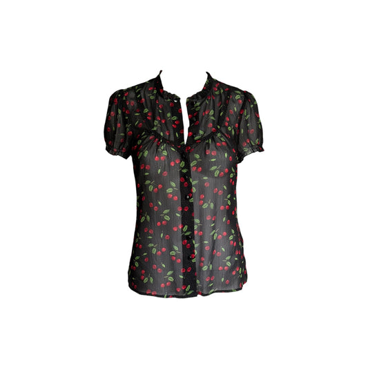 Polka Dot Cherry Blouse - As Seen On Megan Fox (Jennifer’s Body)