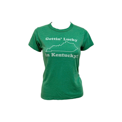 “Gettin’ Lucky in Kentucky” T-Shirt - As Seen On Avril Lavigne & Paris Hilton (The Simple Life)