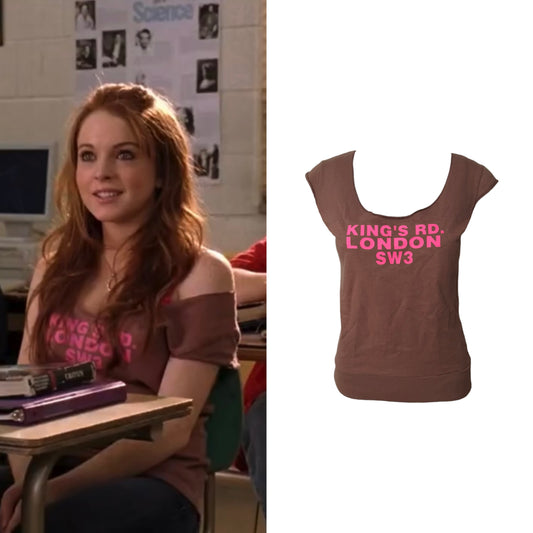 “Kings’s RD. London SW3” Sweater Tee - As Seen On Cady Heron (Mean Girls)