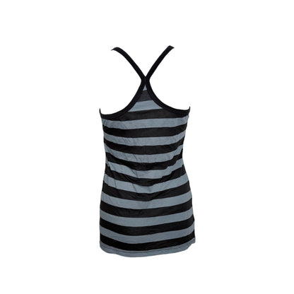 Striped Ruched Tank Top - As Seen On Megan Fox