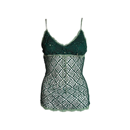 Crochet Fishnet Beaded Camisole - As Seen On Edie Britt (Desperate Housewives)