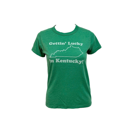 “Gettin’ Lucky in Kentucky” T-Shirt - As Seen On Avril Lavigne & Paris Hilton (The Simple Life)