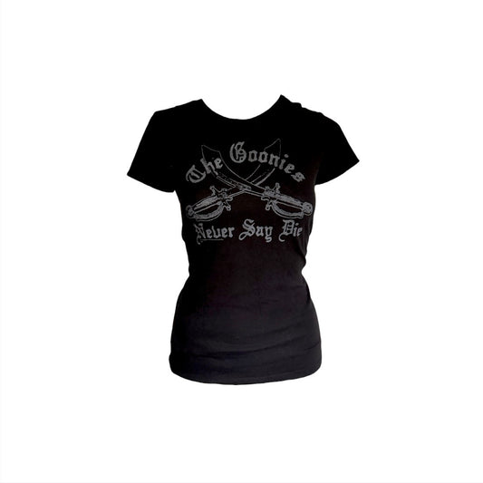 “The Goonies Never Say Die” T-Shirt - As Seen On Holly Madison (The Girls Next Door)