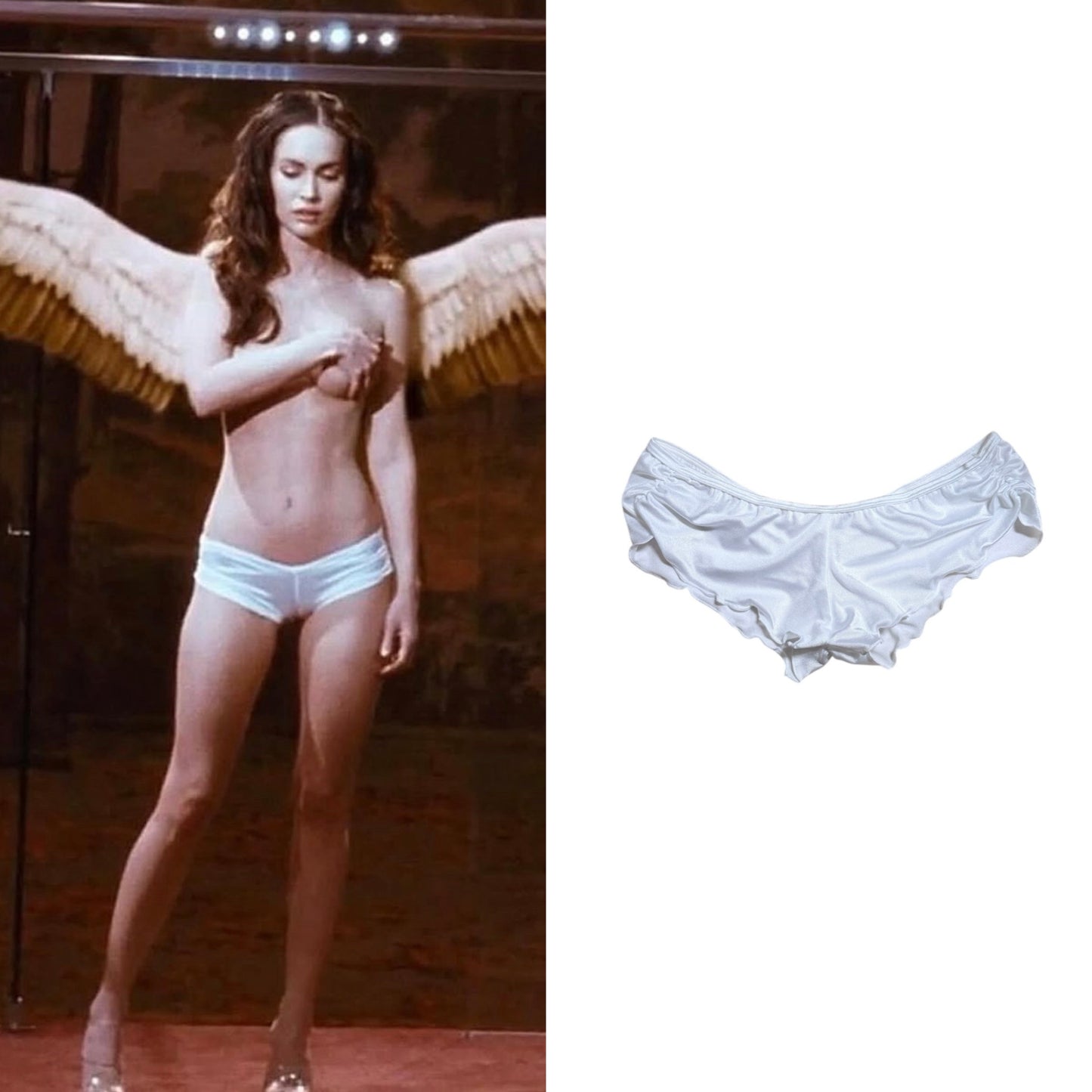 Ruffle Scrunch Shorts - As Seen On Megan Fox (Passion Play)
