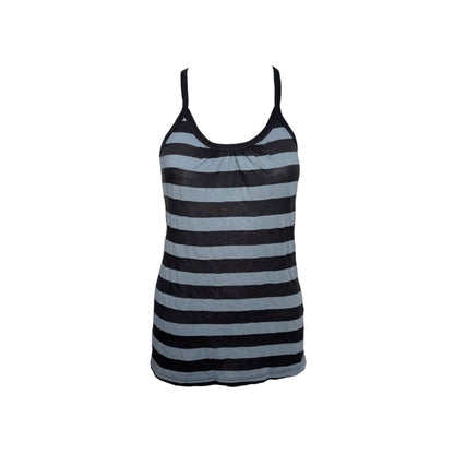 Striped Ruched Tank Top - As Seen On Megan Fox