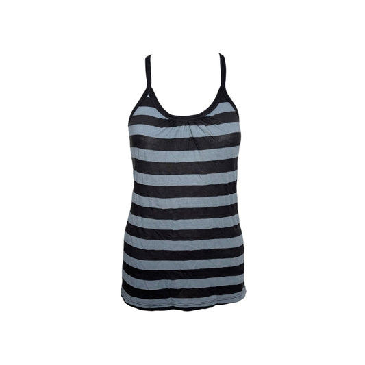 Striped Ruched Tank Top - As Seen On Megan Fox