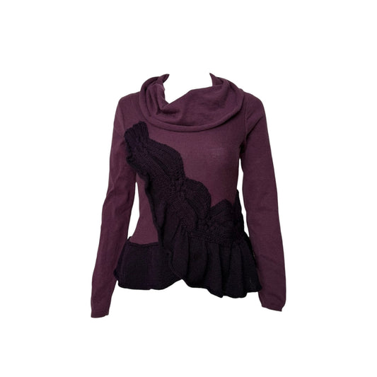 Cashmere Cowl Neck Knit Sweater - As Seen On Aria Montgomery (Pretty Little Liars)