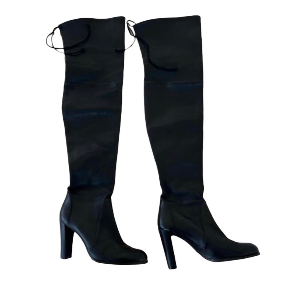 Stuart Weitzman Highland Leather Boots - As Seen On Bella Hadid