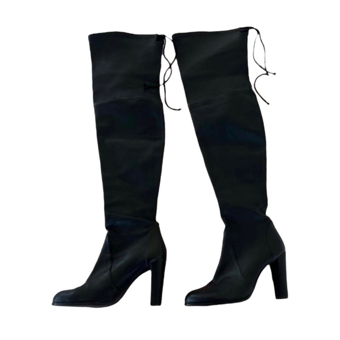 Stuart Weitzman Highland Leather Boots - As Seen On Bella Hadid