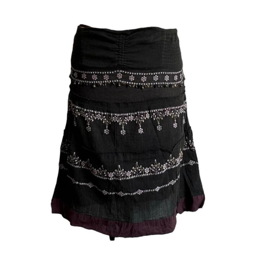 Charm-Embroidered Skirt - As Seen On Miley Cyrus (The Last Song)