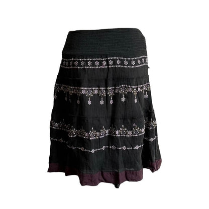 Charm-Embroidered Skirt - As Seen On Miley Cyrus (The Last Song)