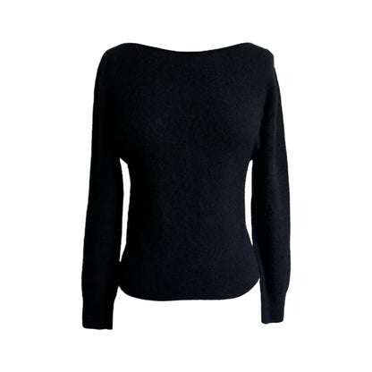 Cashmere Boatneck Sweater - As Seen On Angelina Jolie