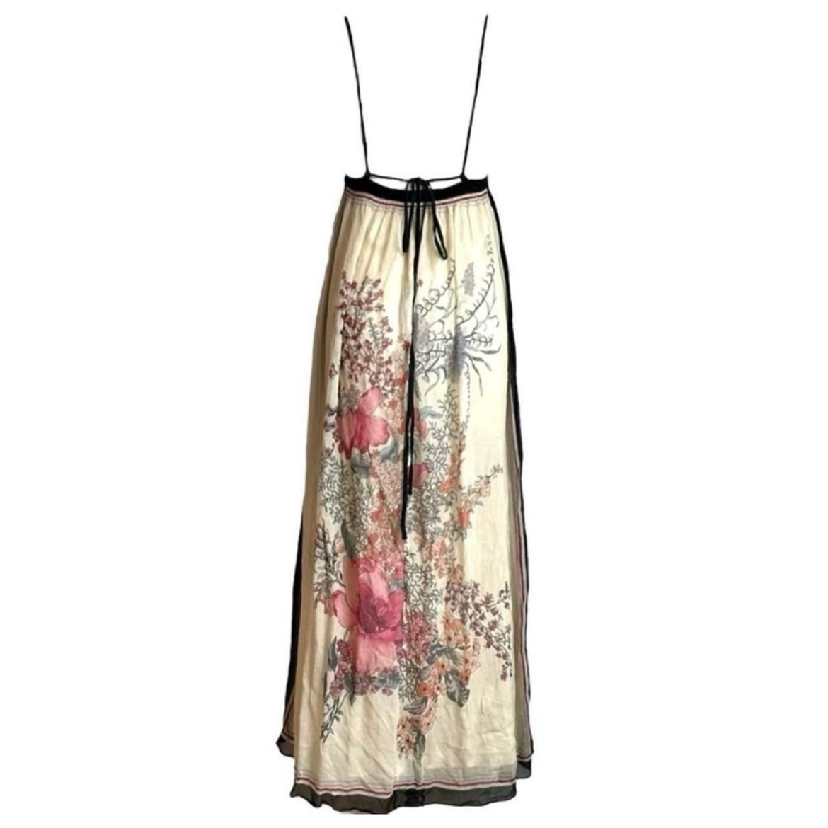 Silk Floral Maxi Dress - As Seen On Paris Hilton