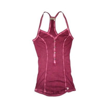Gemstone-Button Henley Tank Top - As Seen On Elena Gilbert (The Vampire Diaries)