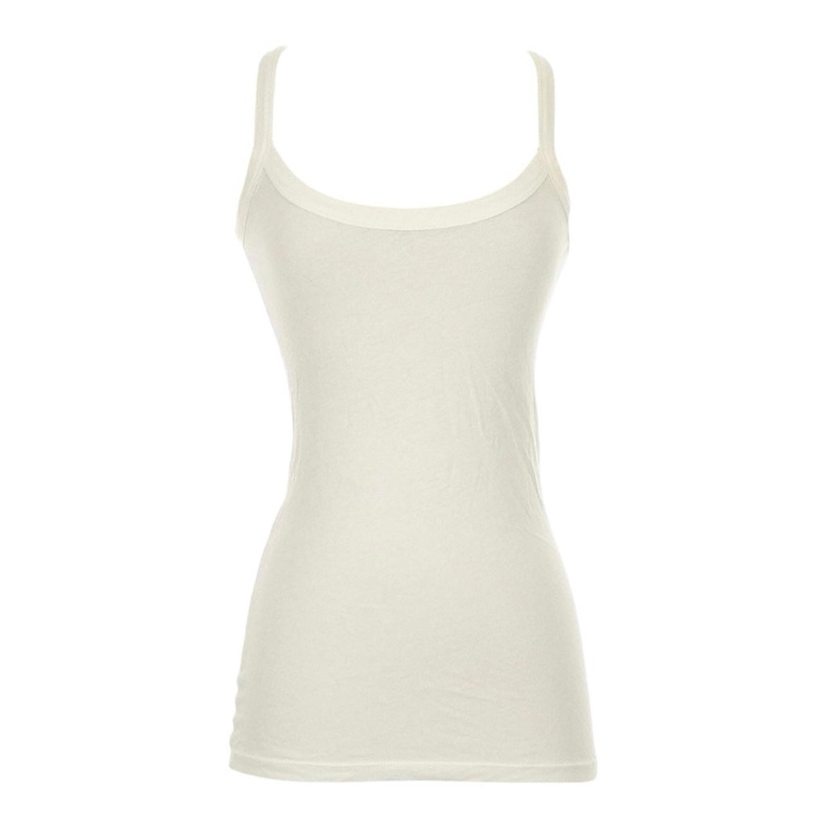 Classic Scoop Neck Bold Strap Tank Top - As Seen On Angelina Jolie