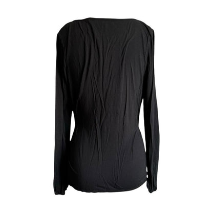 Plunge V-Neck Peasant Blouse - As Seen On Angelina Jolie