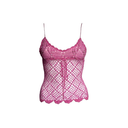 Crochet Fishnet Beaded Camisole - As Seen On Edie Britt (Desperate Housewives)