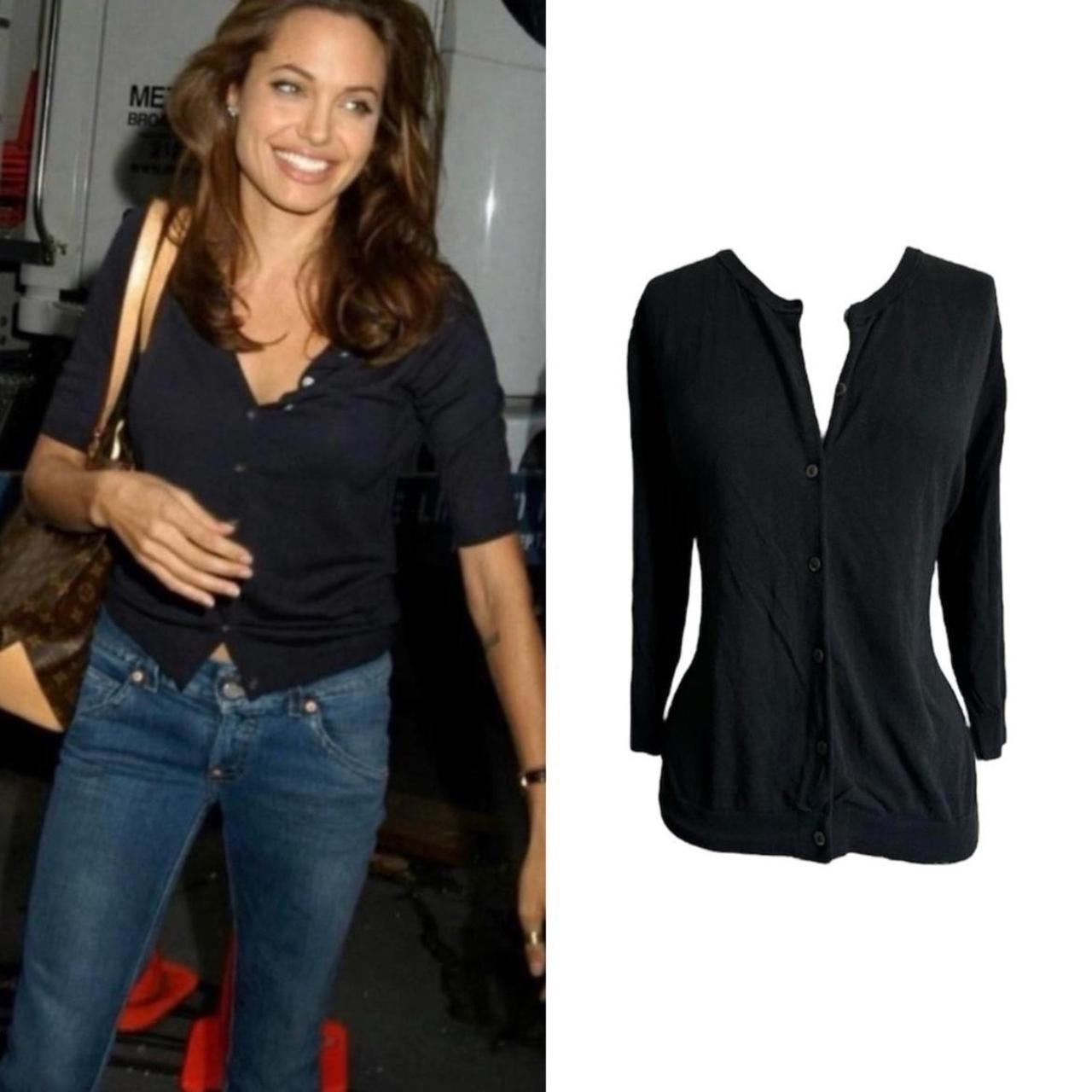 Cashmere Silk Super-Fine Knit Cardigan - As Seen On Angelina Jolie
