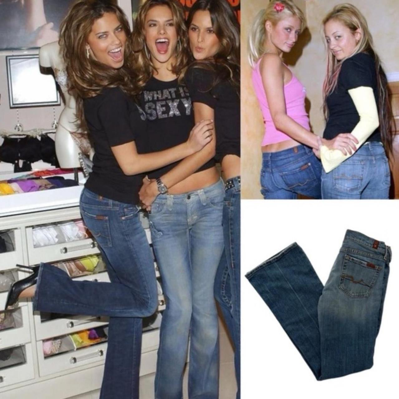 Low-Rise Bootcut Jeans - As Seen On Multiple Celebrities