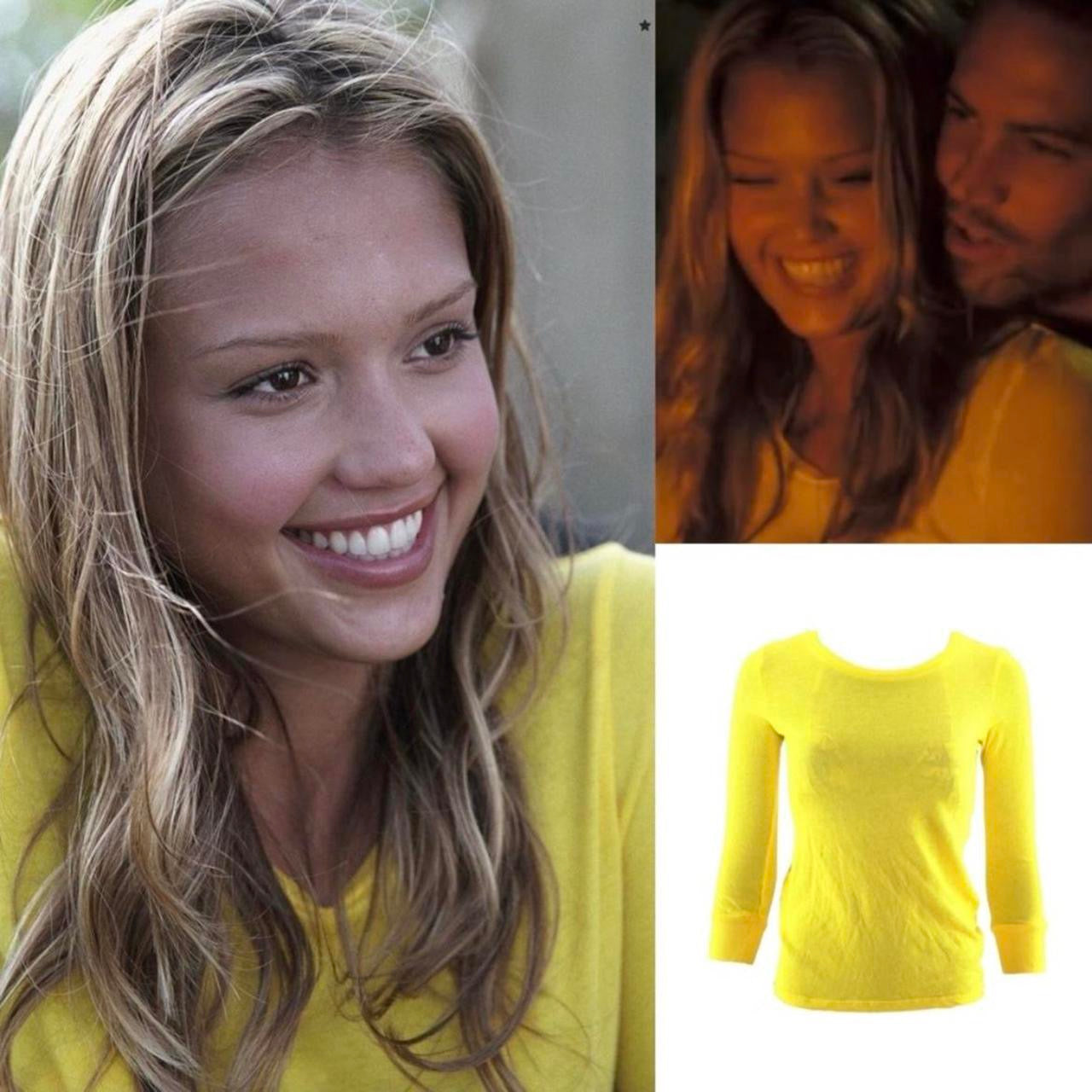 3/4 Sleeve T-Shirt As Seen On Jessica Alba In ‘Into the Blue’