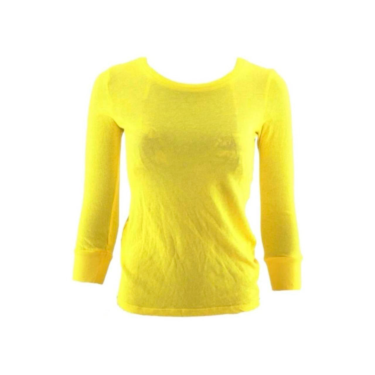 3/4 Sleeve T-Shirt - As Seen On Jessica Alba (Into the Blue)