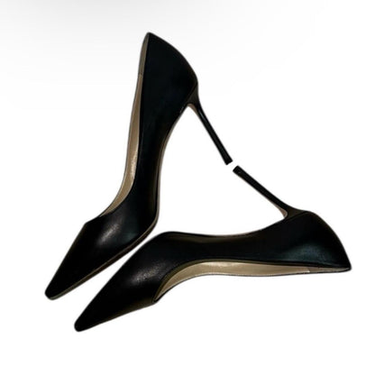 Jimmy Choo Romy 85mm Leather Pointed-Toe Pumps - As Seen On Angelina Jolie & Others