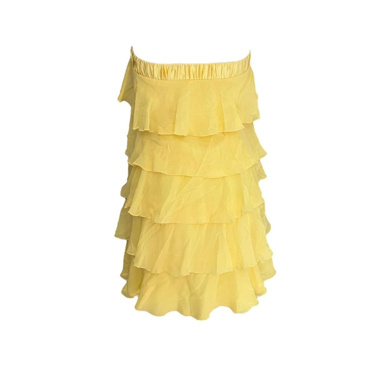 Tiered Silk Strapless Dress - As Seen On Holly Madison (The Girls Next Door)
