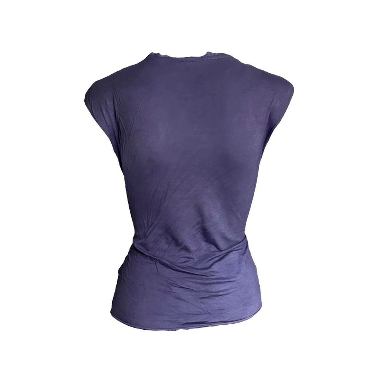 Plunge V-Neck Ruched Blouse - As Seen On Katherine Pierce (The Vampire Diaries)