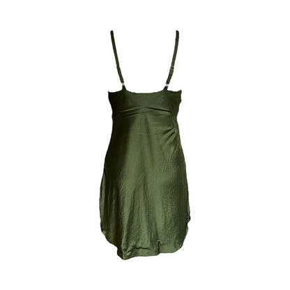 1990s Silk Embroidered Slip Dress - As Seen On Nancy Botwin (Weeds)