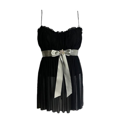 Gemstone Brooch Corset Babydoll Camisole - As Seen On Karen Smith (Mean Girls)