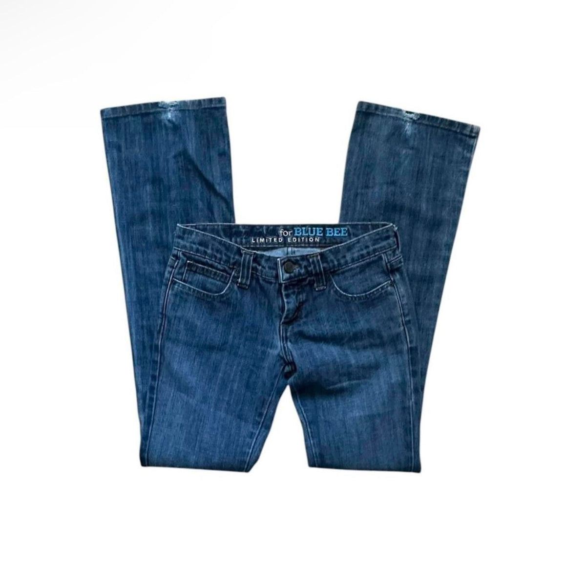 Frankie B. Heart-Studded Pocket Low-Rise Bootcut Jeans - As Seen On Megan Fox