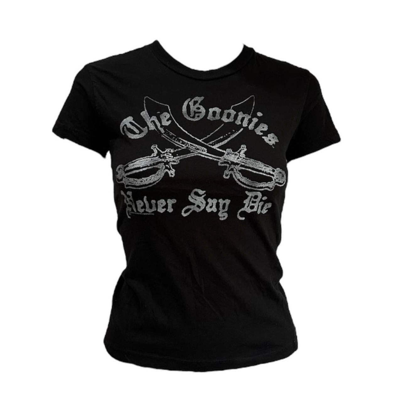 “The Goonies Never Say Die” T-Shirt - As Seen On Holly Madison (The Girls Next Door)
