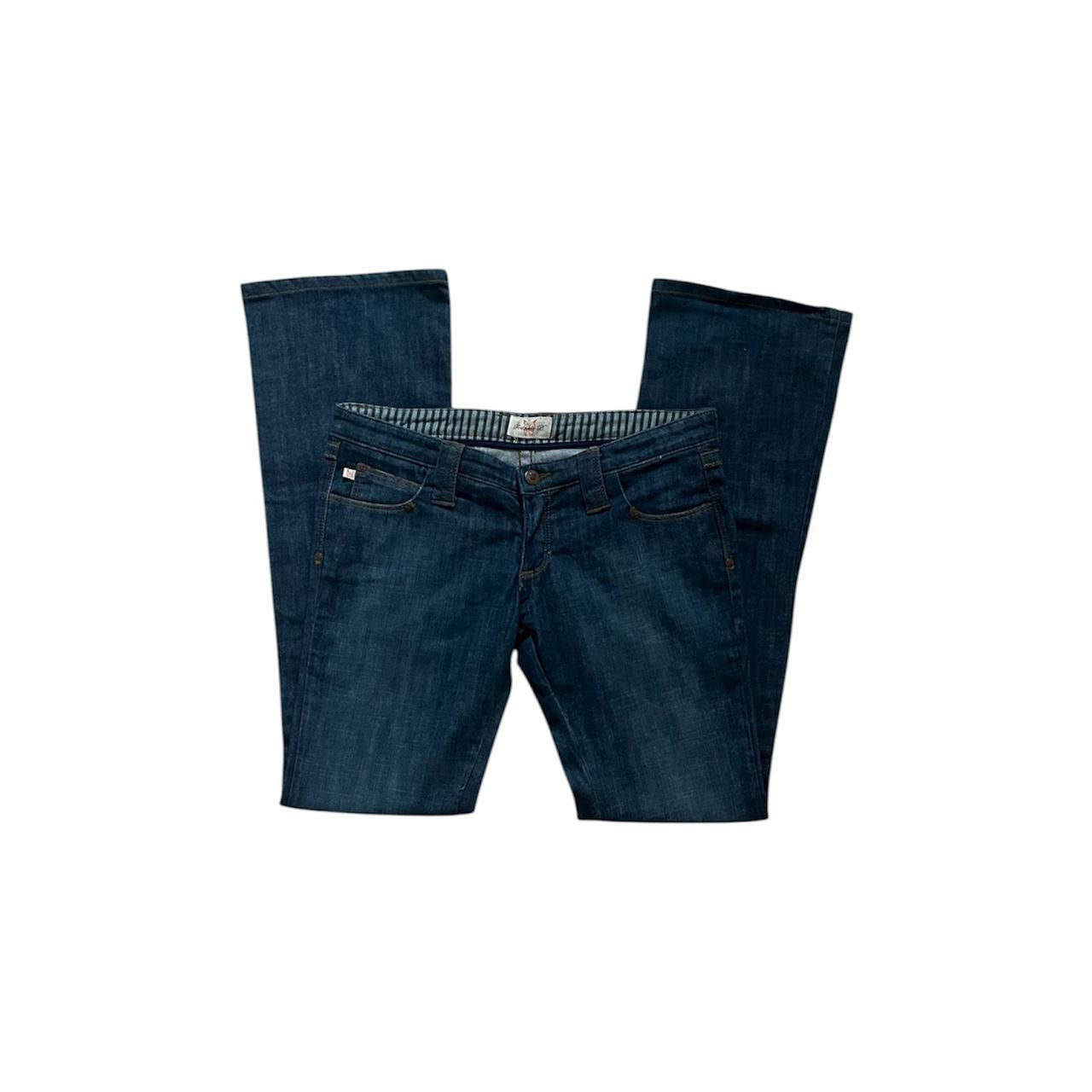 Heart-Studded Pocket Low-Rise Bootcut Jeans - As Seen On Megan Fox