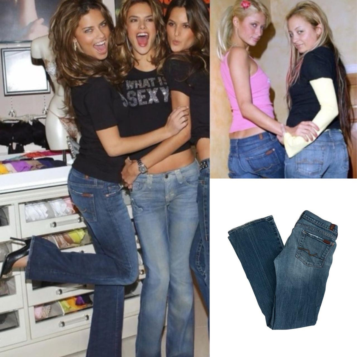 Low-Rise Bootcut Jeans - As Seen On Multiple Celebrities
