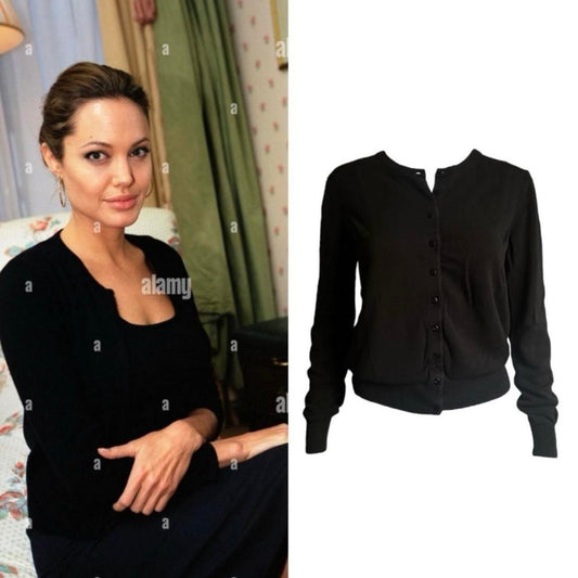 Fine-Knit Cardigan - As Seen On Angelina Jolie