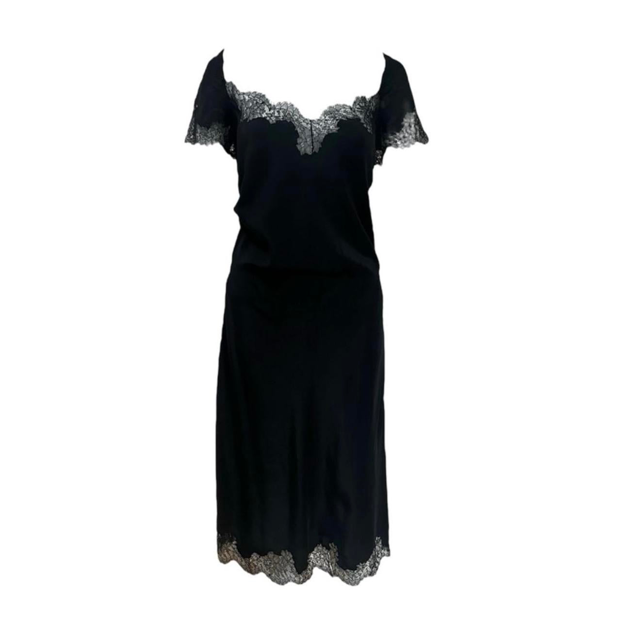 Moschino Silk Lace Slip Dress - As Seen On Angelina Jolie