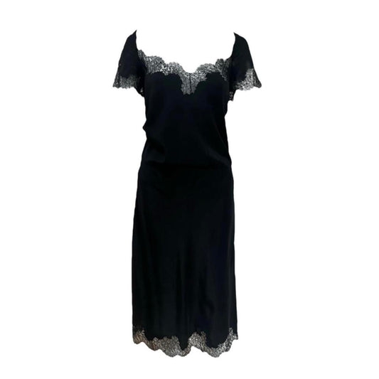 Moschino Silk Lace Slip Dress - As Seen On Angelina Jolie