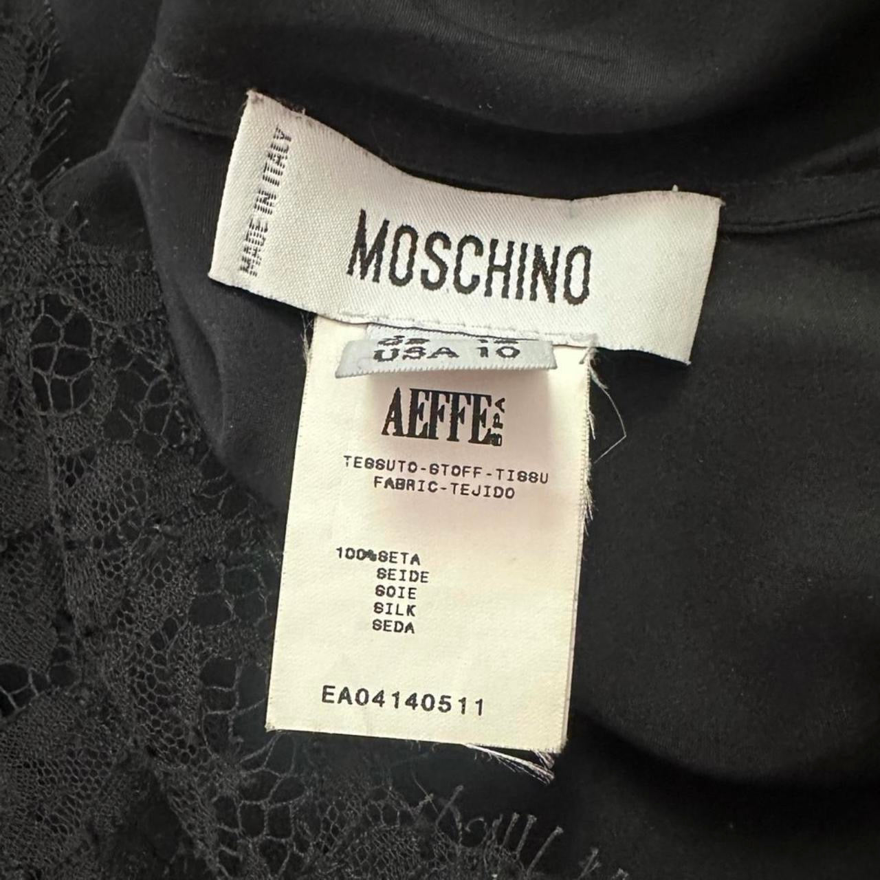 Moschino Silk Lace Slip Dress - As Seen On Angelina Jolie