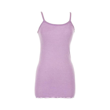 Scallop Trim Heather Tank Top - As Seen On Bella Swan (Twilight)