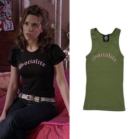 Socialite Tank Top - As Seen On Gretchen Wieners (Mean Girls)