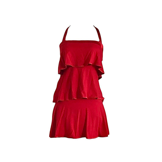Halter Tiered Mini Dress - As Seen On Holly Madison (The Girls Next Door)